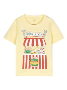 Stella McCartney Kids t-shirt en coton à imprimé graphique - Jaune