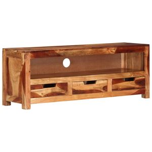 Tv-meubel 110x30x40 cm massief acaciahout