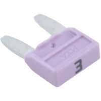 MTA Automotive 341.122 330.022 Platte minizekering 3 A Violet 1 stuk(s) - thumbnail