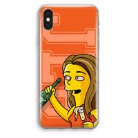 Jamie Lee Simpson: iPhone XS Max Transparant Hoesje