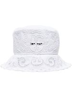 Dolce & Gabbana bob en broderie anglaise - Blanc