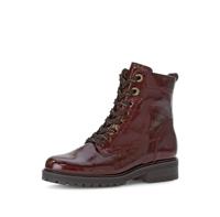 Gabor Enkellaarzen met veters, comfortabel extra breed (H), Bourgondië 88, 36 EU