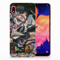 Samsung Galaxy A10 Siliconen Hoesje met foto Badges