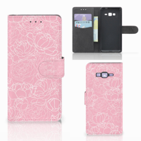 Samsung Galaxy Grand Prime | Grand Prime VE G531F Hoesje White Flowers
