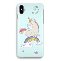 Regenboog eenhoorn: iPhone X Volledig Geprint Hoesje - thumbnail