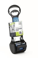 M-PETS Waste Scoop Kit zwart en blauw + 10 hondentassen