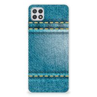 Samsung Galaxy A22 5G Silicone Back Cover Jeans