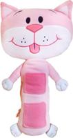 TeleToys gordelhoes Kat junior 34 cm polyester roze/wit
