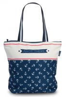 Fabrizio strandtas 19 liter Ahoy There donkerblauw