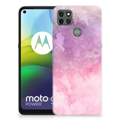 Hoesje maken Motorola Moto G9 Power Pink Purple Paint Hoesje maken Motorola Moto G9 Power Pink Purple Paint