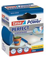 tesa PERFECT 56343-00036-03 Textieltape tesa extra Power Blauw (l x b) 2.75 m x 38 mm 1 stuk(s) - thumbnail