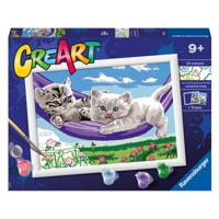 Ravensburger CreArt Schilderen op Nummer Hangmat Plezier - thumbnail