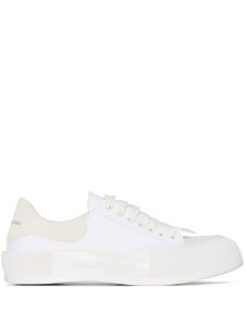 Alexander McQueen baskets Deck Plimsoll à lacets - Blanc