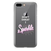 Sparkle quote: iPhone 8 Plus Transparant Hoesje - thumbnail