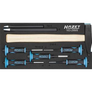 HAZET 163-299/8 drijver, nagelset & stans Doorslagset