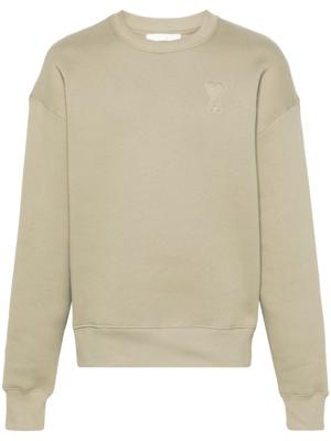 AMI Paris Sweater met logo - Groen
