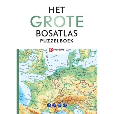 Het Grote Bosatlas puzzelboek - (ISBN:9789492911797)