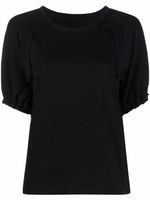 Yohji Yamamoto t-shirt à manches bouffantes - Noir - thumbnail