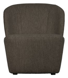 vtwonen Fauteuil Lofty Bouclé - Bruin