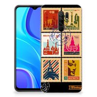 Xiaomi Redmi 9 Siliconen Back Cover Postzegels - thumbnail