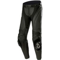 ALPINESTARS Stella Missile V3 Pants, Leder motorbroek dames, Zwart-Zwart