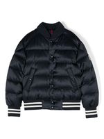 Moncler Enfant veste bomber à empiècements matelassés - Bleu - thumbnail