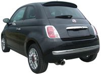 InoxCar uitlaat passend voor Fiat 500 1.4 16v (100pk) 2007- 102mm IXFICQ02102 - thumbnail