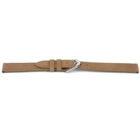 Horlogeband Universeel E452 Leder Beige 16mm - thumbnail