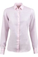 Stenströms Feminine Linnen blouse roze, Effen - thumbnail