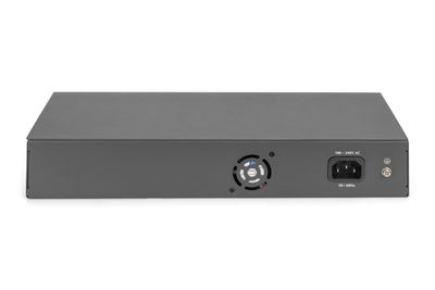 Digitus DN-95356 netwerk-switch Gigabit Ethernet (10/100/1000) Power over Ethernet (PoE) 1U Zwart