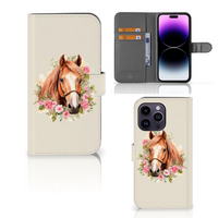 Telefoonhoesje met Pasjes voor iPhone 15 Pro Max Paard