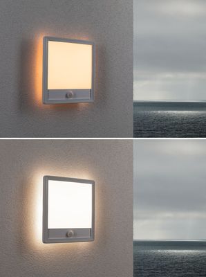 Paulmann 94707 Lamina PIR 2200K eck. Weiß LED-plafondlamp LED 14 W Wit
