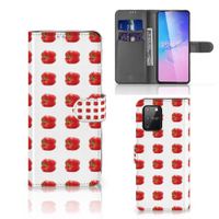 Samsung S10 Lite Book Cover Paprika Red - thumbnail