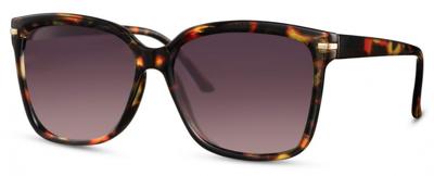 CWI zonnebril wayfarer dames cat. 3 zwart/smoke