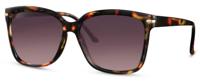 CWI zonnebril wayfarer dames cat. 3 zwart/smoke