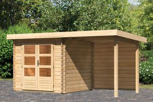 Woodfeeling | Tuinhuis Bastrup 2 met Overkapping 2,0 en Achterwand