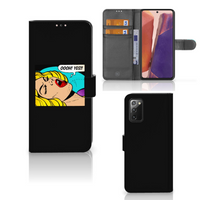 Samsung Galaxy Note 20 Wallet Case met Pasjes Popart Oh Yes - thumbnail