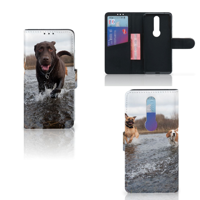 Nokia 4.2 Telefoonhoesje met Pasjes Honden Labrador
