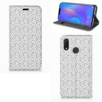 Huawei P Smart Plus Hoesje met Magneet Stripes Dots - thumbnail