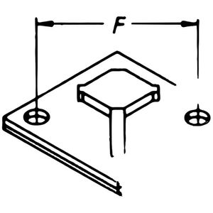 Helukabel TC 344A Bevestigingssokkel Schroefbaar 93000-1000 Hittebestendig Transparant 1000 stuk(s)