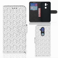 Nokia 8.1 Telefoon Hoesje Stripes Dots
