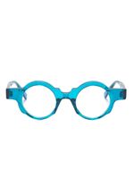 Kuboraum lunettes de vue K32 à monture ronde - Bleu - thumbnail