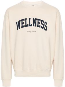 Sporty & Rich sweat Wellness Ivy en coton - Tons neutres