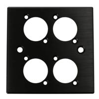 Devine D-Chassis 4 frontpaneel met 4 openingen (D-size)