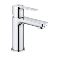 GROHE Lineare New waterbesparende wastafelkraan XS-size met temperatuur begrenzer en klikwaste chroom 23791001 - thumbnail