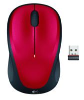 Logitech M235 Muis Radiografisch Optisch Rood/zwart 3 Toetsen 1000 dpi - thumbnail