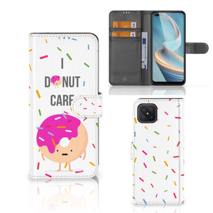 OPPO Reno4 Z Book Cover Donut Roze