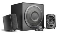 Wavemaster MOODY 2.1 luidsprekersysteem (65 Watt) actieve boxen gebruik voor TV/Tablet/Smartphone/PC zwart (66202)