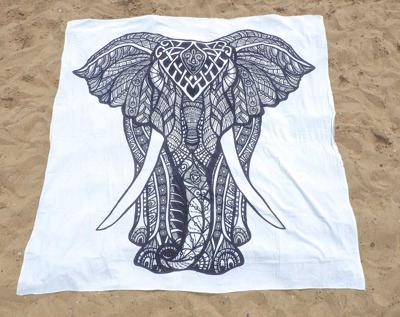 Groot Strandlaken Olifant - Picknickkleed 210*200cm - S