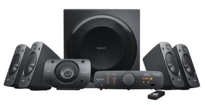 Logitech Z906 5.1 PC-luidsprekers Kabelgebonden 500 W Zwart